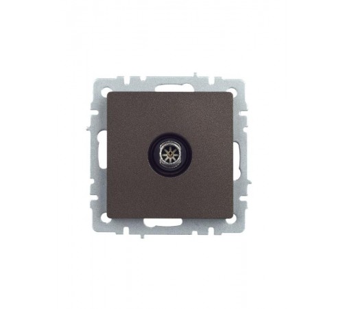 BRITE Розетка TV оконечная РТВ11-0-БрТБ темная бронза   BR-A10-O-K45  IEK