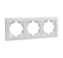 Валенсия рамка 3-местная белая EKF PROxima   EWM-G-303-10   EKF