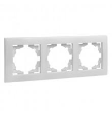 Валенсия рамка 3-местная белая EKF PROxima   EWM-G-303-10   EKF