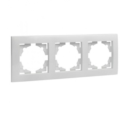 Валенсия рамка 3-местная белая EKF PROxima   EWM-G-303-10   EKF