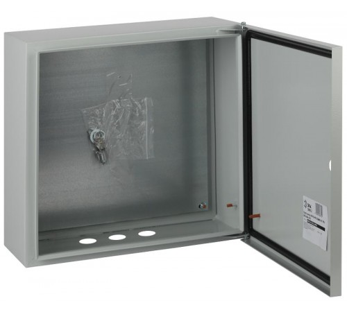  Щит с монтажной панелью металлический ЩМПг-05 IP54 (400x400x175) SIMPLE  Б0047694  ЭРА