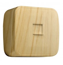 Розетка Phone 1-местная ОП Минск светлое дерево EKF  EGT01-034-30  EKF