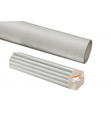 Труба жесткая гладкая ПВХ 16мм 3м (156м/уп) серый  SQ0404-0001  TDM