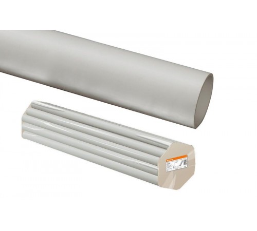 Труба жесткая гладкая ПВХ 16мм 3м (156м/уп) серый  SQ0404-0001  TDM
