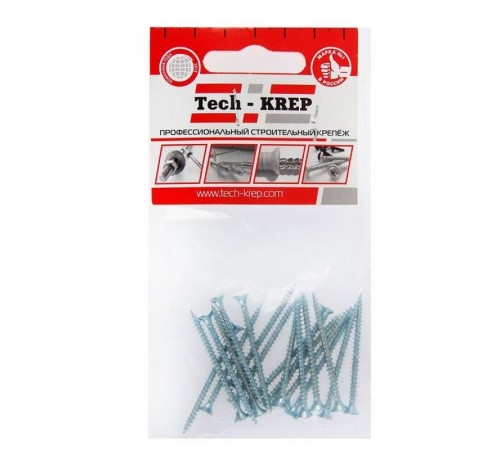 Саморез ШУц 3,0х30 пот. гол. (25 шт) - пакет ( 0,026 кг)  102412  Tech-KREP