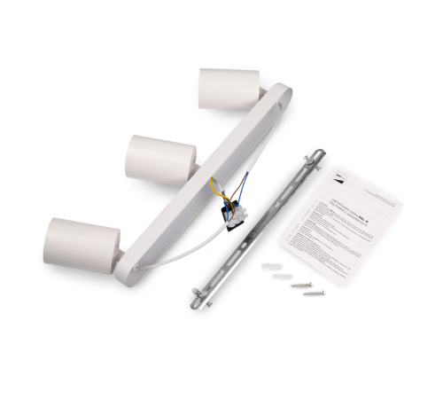 Светильник светодиодный архитектурный PDL-R 3xGU10  WH 230V IP20  .5049369  Jazzway