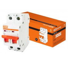 Выключатель автоматический двухполюсный ВА47-29 16А B 4,5кА  SQ0206-0026  TDM