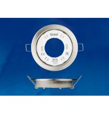 Светильник встраиваемый точечный под лампу GX53 ультратонкий GX53/H2 NICKEL 10 PROM упак 10 шт, никель  UL-00005054  Uniel