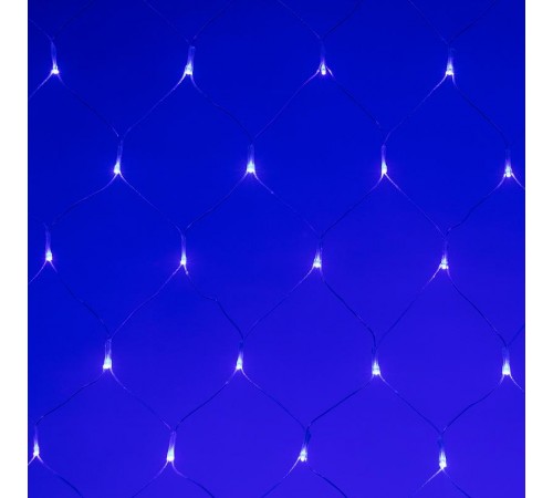 Светодиодная гирлянда ARD-NETLIGHT-HOME-1500x1500-CLEAR-150LED Blue (230V, 12W)  024672  Arlight