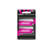 Батарейка 6LR61 ФАZА Super Alkaline BL-2 арт.5030572