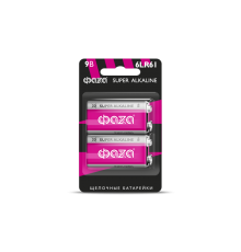 Батарейка 6LR61 ФАZА Super Alkaline BL-2 арт.5030572