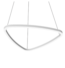 Светодиодный светильник Enso A 1100х1040х40 мм 49 Вт 3000 К подвесной RAL9003 белый матовый с рассеивателем опал  V1-R0-0A524-30000-2004930  VARTON