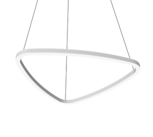 Светодиодный светильник Enso A 1100х1040х40 мм 49 Вт 4000 K подвесной RAL9003 белый матовый с рассеивателем опал  V1-R0-0A524-30000-2004940  VARTON