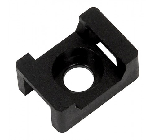 Площадка ПМ 22х16х4мм под винт черная (100шт)  UHP33-22-16-4-100-K02  IEK