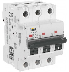 Выключатель автоматический трёхполюсный M10N 3P K 13А 10кА ARMAT  AR-M10N-3-K013  IEK