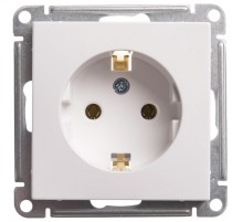 W59 Белый Розетка с заземлением без шторок, 16А  RS16-154-1-86  SE