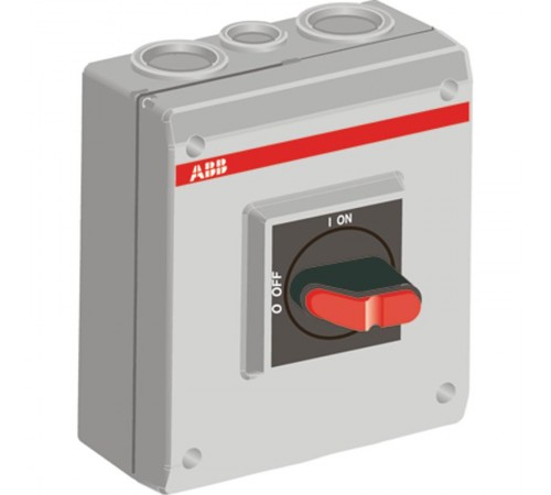Рубильник в боксе OTP45B4M до 45A 4-полюсный, резьба 4хМ32+2хМ16  1SCA022401R4750  ABB