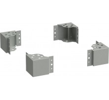 ITK by ZPAS Уголок цоколя h=100мм сер. (4шт/компл) РФ  ZP-BC35-B0-01-R  ITK