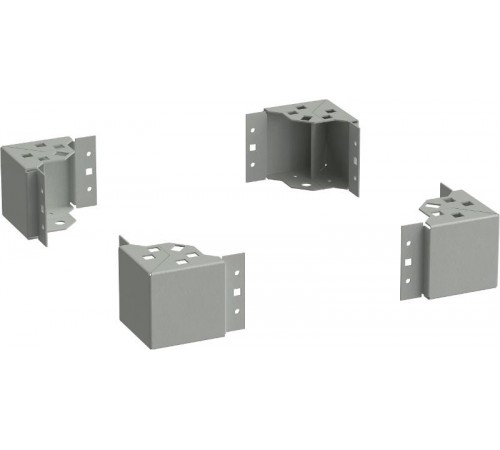 ITK by ZPAS Уголок цоколя h=100мм сер. (4шт/компл) РФ  ZP-BC35-B0-01-R  ITK