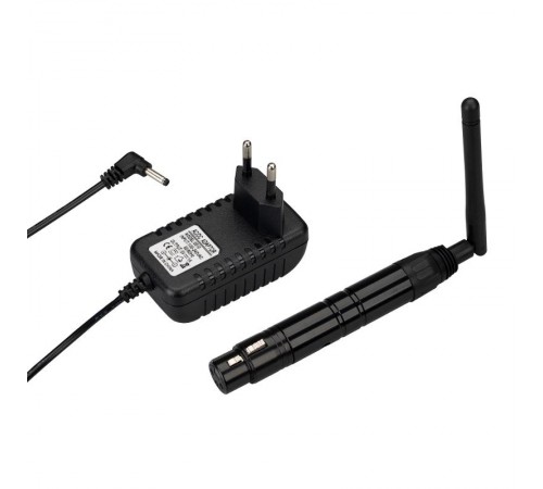 Усилитель SMART-DMX-Receiver Black (5V, XLR3 Male, 2.4G)  028417  Arlight