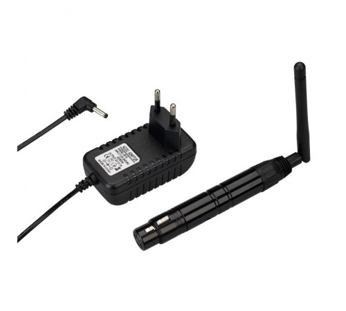 Усилитель SMART-DMX-Receiver Black (5V, XLR3 Male, 2.4G)  028417  Arlight