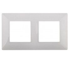 14-5002-01 Рамка на 2 поста, Эра Elegance, белый  Б0034387  ЭРА