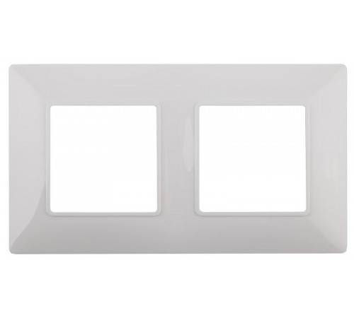 14-5002-01 Рамка на 2 поста, Эра Elegance, белый  Б0034387  ЭРА