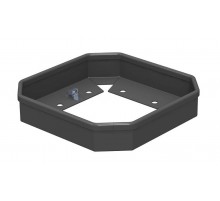 Защитная рамка для миниколонны ISSHS4 (напольная) 41x214 мм (сталь,черный) (ISSHS4SR40)  6286810  OBO Bettermann