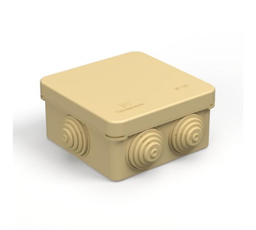 Коробка распределительная 40-0210-1001 для о/п безгалогенная (HF) сосна 80х80х40 (105шт/кор) IP55  40-0210-1001  Промрукав