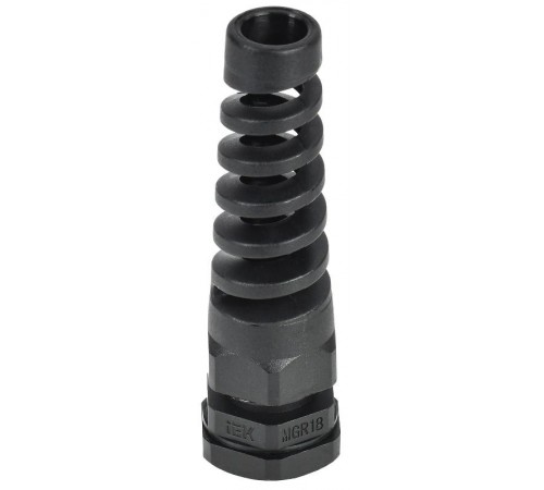 Сальник MGR 18 с гибким отводом d=5-10мм IP68 черный  YSA23-08-18-68-K02  IEK