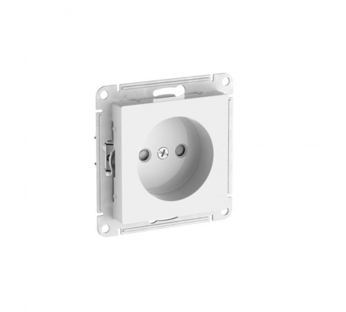 AtlasDesign Белый Розетка без заземления со шторками, 16А, механизм, быстрозажимные клеммы  ATN000149S  SE