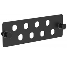 ITK Планка для 8-ми адаптеров оптических FC или ST черная  OP05-8FC  ITK