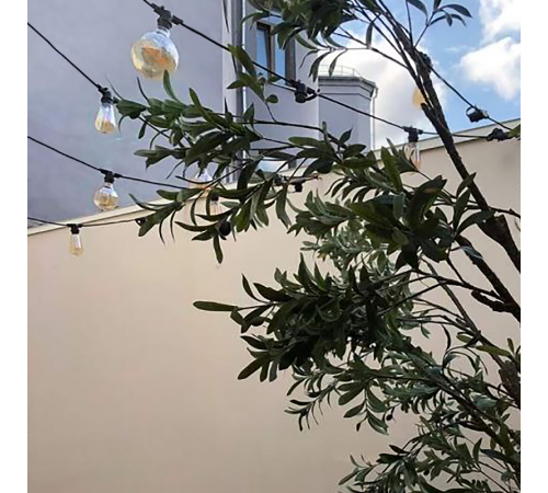 Гирлянда "Белт Лайт" серия Holiday для сменных ламп Е27, 10 ламп, 8 м, IP65, черный, 1/8  HL070  Gauss