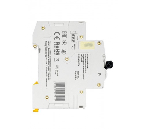 Выключатель автоматический трехполюсный M06N 3P C 4А 6кА ARMAT  AR-M06N-3-C004  IEK