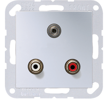 2x Cinch Audio (RCA) / Stereo разъем (TRS 3.5 mm) MAA1011AL Jung