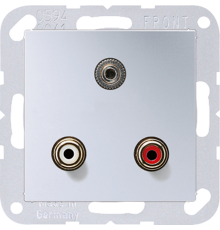 2x Cinch Audio (RCA) / Stereo разъем (TRS 3.5 mm) MAA1011AL Jung