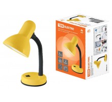 Светильник настольный на основании 60Вт ЛН/КЛЛ/LED Е27 желтый  SQ0337-0105  TDM