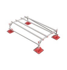Опорная конструкция для установки оборудования TECHNORAPTOR LIGHTFOOT 1200х2000 тип 2  KM-TR-LTF-SSEI-1200-2000-2  КМ - профиль