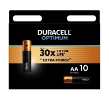Батарейки Duracell 5014071 АА алкалиновые 1,5v 10 шт. LR6-10BL Optimum  Б0056026  Duracell