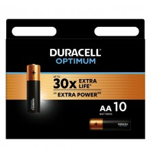 Батарейки Duracell 5014071 АА алкалиновые 1,5v 10 шт. LR6-10BL Optimum  Б0056026  Duracell