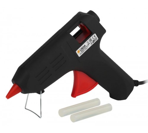 Клеевой термопистолет 40Bт под стержень 11мм (в комл. 11мм х 7cм 2 шт.) SGG40-01  Б0046683  СИЛА