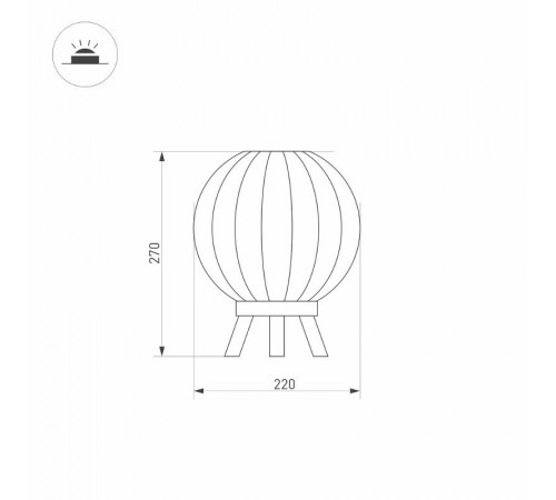 Светильник LGD-PEARL-TAB-7W Warm3000 (GR, 164 deg, 230V) (Arlight, IP65 Металл, 3 года)  029974  Arlight