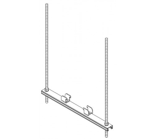 Узел крепления гориз. 5000А Cu IEK  LB-5000C4-35-F-HS  IEK