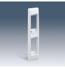 Simon 82 Рамка двухпостовая под 2 узких модуля 32х160мм пластик. суппорт и креп. винты в комплекте, белый  82625-60  Simon