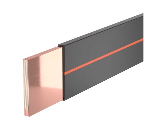 Гибкая шина в ПВХ изоляции, 10x80x1мм, ном. ток 1600А, длина 2 метра  R5BFC10801  DKC