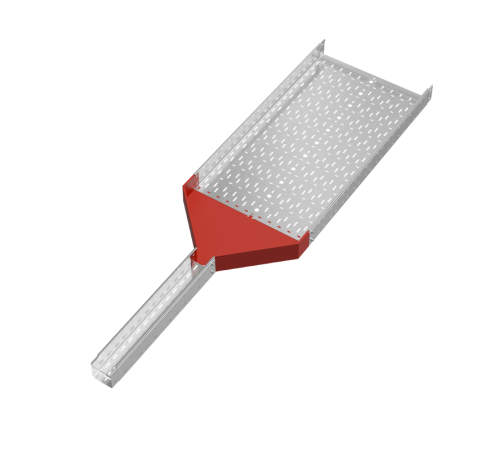 Переходник центральный 100х100-600 мм "ПЛЮС" HD  PDplus100-100-600-C HD   КМ-профиль