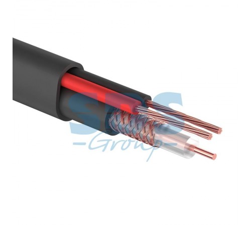 Кабель КВК-П-2 +2x0,50 мм (Cu/CCA) (96) черный (бухта 200 м) PROconnect  01-4215  PROconnect