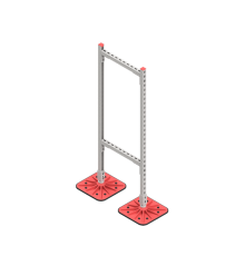 Опорная конструкция TECHNORAPTOR FOOT 500х1500  KM-TR-F-SSHRAD-500-1500  КМ-профиль