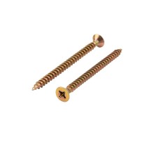 Саморез универсальный KRANZ 5х70, желтый цинк, короб (100 шт./уп.) KR-01-3311-043  Kranz