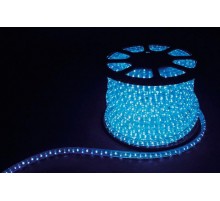 Дюралайт светодиодный 2W 100м 13мм 230V 36LED/м 1,44Вт/м (2м/отрез), 2 аксесс., синий/ LED-R2W  26065  FERON